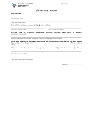 Patient Consent Form