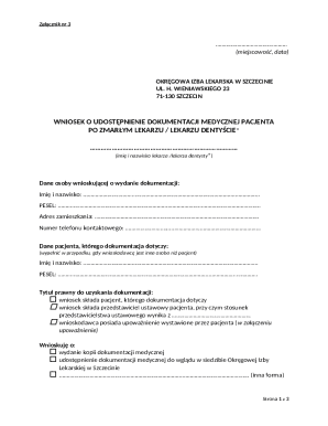 Medical Records Request Form