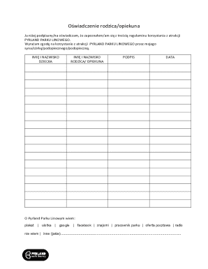 Parent Guardian Consent Form