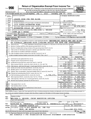 Form 990 Return of Organization Exempt From Income Tax