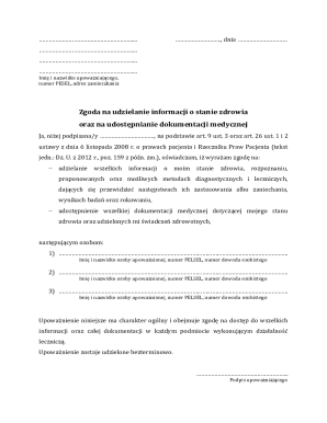 Medical Consent Form