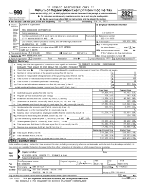 IRS Form 990 2021