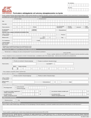 Life Insurance Policy Cancellation Form