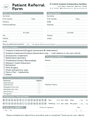 Patient Referral Form