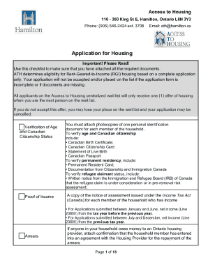 Access to Housing Application
