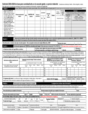 Iowa School Meals Application 2025-2026