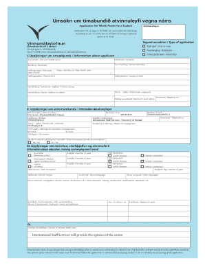 Iceland Student Work Permit Application