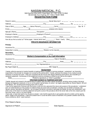 Patient Registration Form