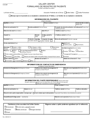 Patient Registration Form