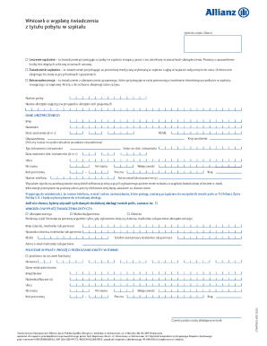 Allianz Hospital Stay Benefit Claim Form