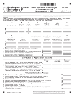 Illinois Schedule F Form