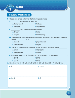 Review Worksheet