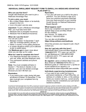 Medicare Advantage Enrollment Form