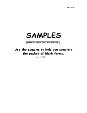 California Divorce Response Form FL-120