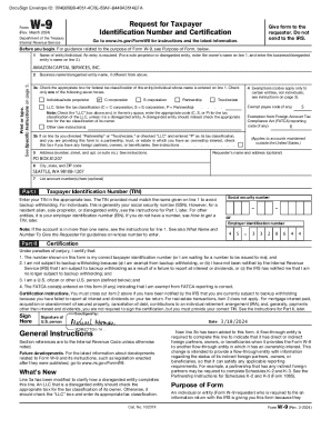 IRS Form W-9