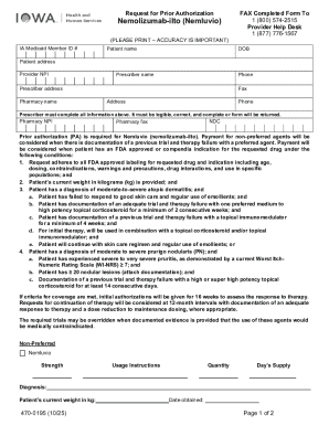 Request for Prior Authorization