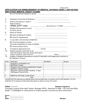 Medical Expense Reimbursement Form