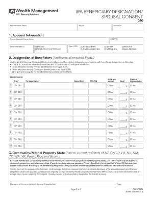 IRA Beneficiary Designation Form