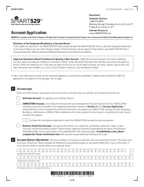 West Virginia College Savings Plan Application