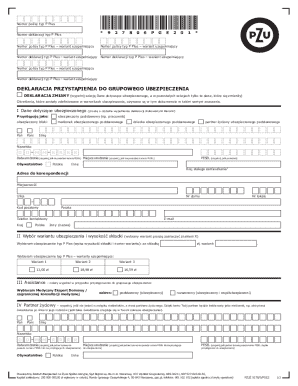 Group Life Insurance Declaration Form