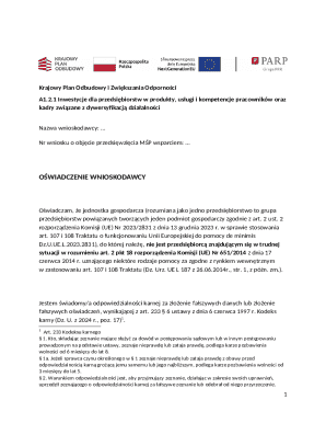 Poland Business Grant Application Form
