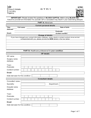 UK Stroke Self Declaration Form