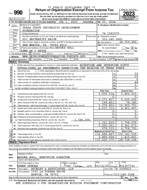 IRS Form 990 2023