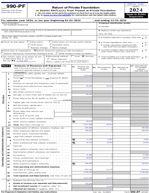 Form 990-PF 2024