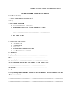 InterRisk Insurance Complaint Form