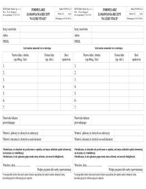NZOZ Multi-Medyk Prescription Order Form