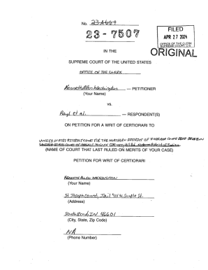 Petition for Writ of Certiorari