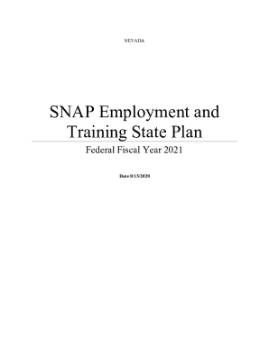 Nevada SNAP Employment and Training State Plan