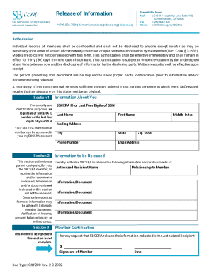 Release of Information Form