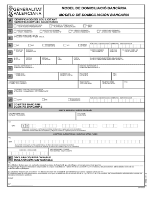 Spanish Bank Account Authorization Form