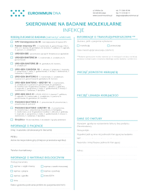 Molecular Testing Consent Form