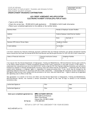 Nevada ACH Credit Agreement