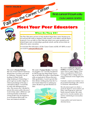 CSUN Career Center Freshmen and Sophomores Guide