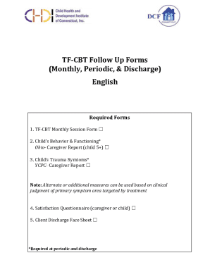 TF-CBT Monthly Session Form
