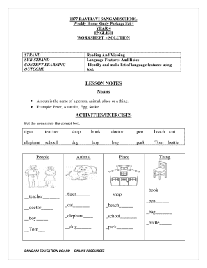 Year 4 Weekly Home Study Package