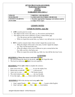 Year 4 Weekly Home Study Package