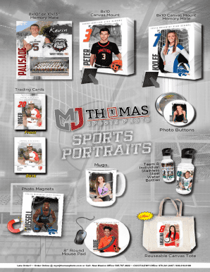 Sports Photo Order Form