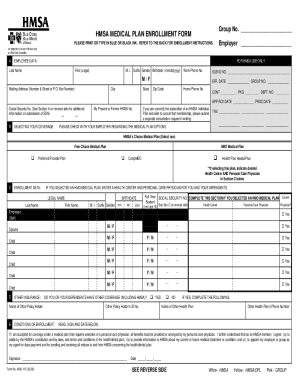 HMSA Medical Plan Enrollment Form