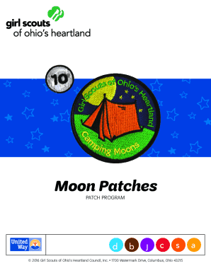 Girl Scouts Moon Patch Program