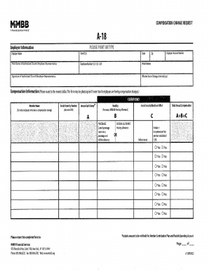 MMBB Compensation Change Request Form