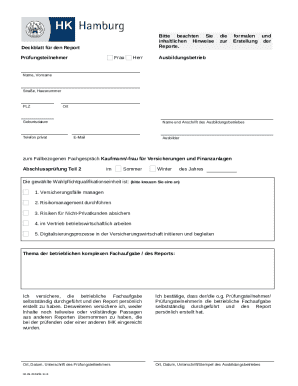 Report Deckblatt Template