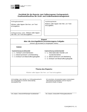 Report Cover Page for Commercial Management