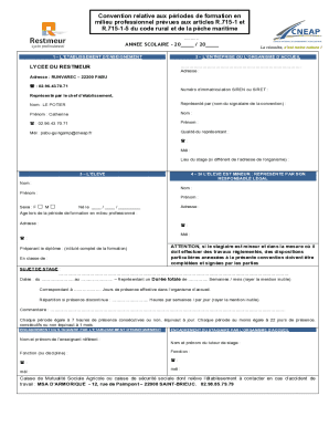 French Work-Study Agreement