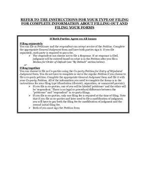 Oregon Co-Party Petition for Entry of Stipulated General Judgment