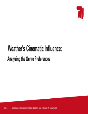 Bachelor Thesis Presentation Template