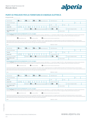 Alperia Energy Supply Request Form
